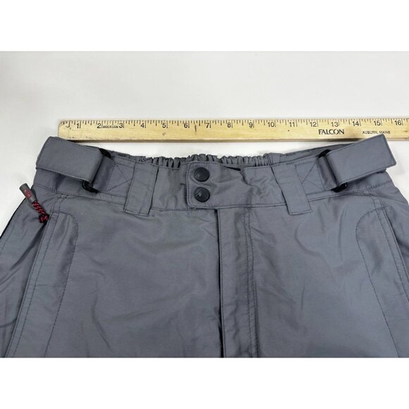 Alpine Men Medium (Actual 30 Adjustable x32) Ski Snow Pants Gray Lined Nylon EUC - Picture 7 of 9